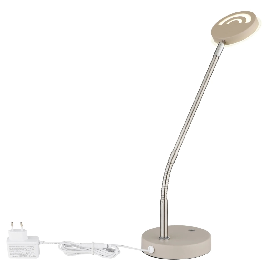 Globo - димируема сензорна настолна LED лампа LED/6,5W/230V 2700/3350/4000K бежова