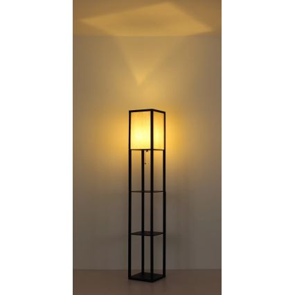 Globo - Подова лампа 1xE27/60W/230V черна