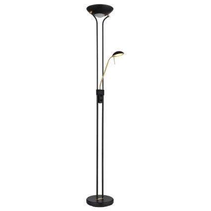 Globo - LED Димируем лампион LED/20W/230V + LED/5,5W 3000K черен/златист