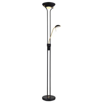 Globo - LED регулируема настолна лампа LED/20W/230V + LED/5,5W 3000K черно/златисто