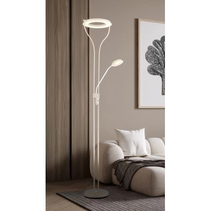 Globo - LED димируема подова лампа LED/20W/230V + LED/4W 3000K