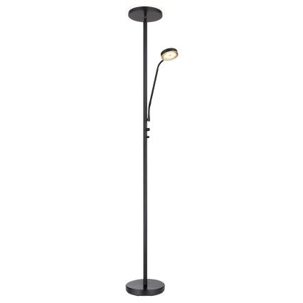 Globo - Димируема LED стояща лампа LED/18,5W/230V + LED/4,5W 3000K черна