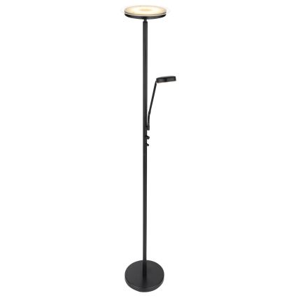 Globo - Димируема LED стояща лампа LED/18,5W/230V + LED/4,5W 3000K черна