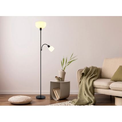 Globo - Подова лампа 1xE27/40W/230V + 1xE14/25W