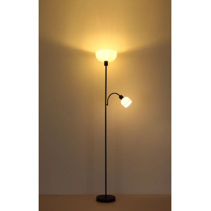 Globo - Подова лампа 1xE27/40W/230V + 1xE14/25W