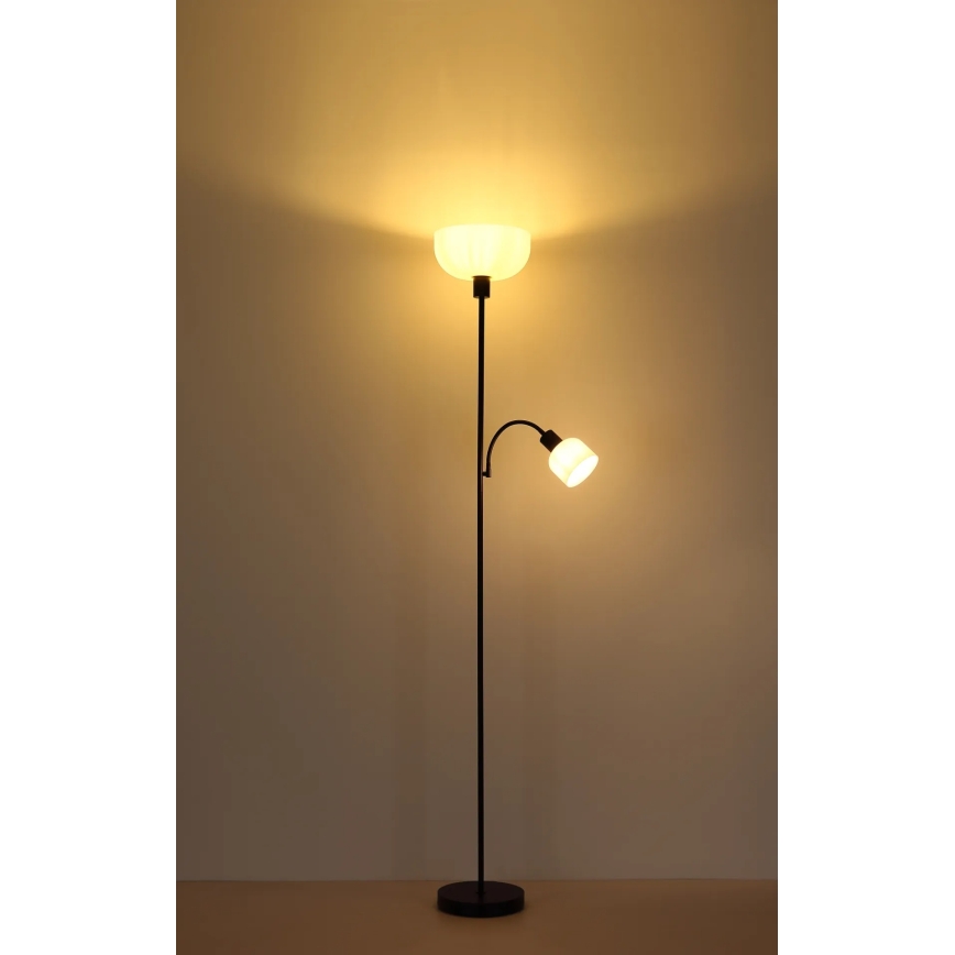 Globo - Подова лампа 1xE27/40W/230V + 1xE14/25W