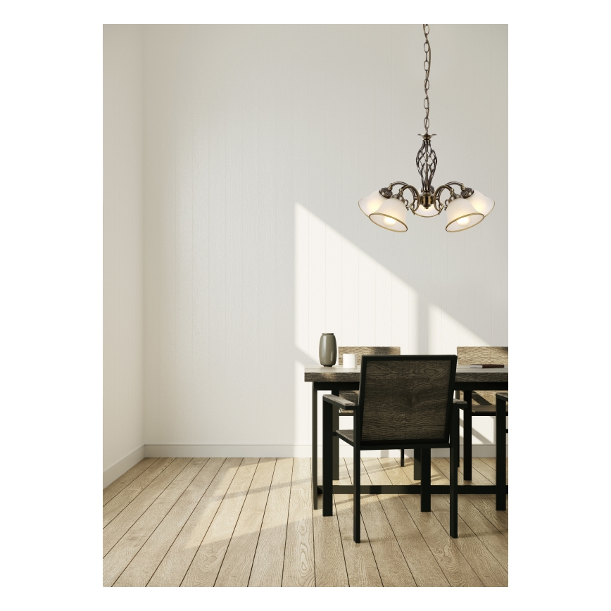 Globo - Полилей на верижка 5xE27/60W/230V