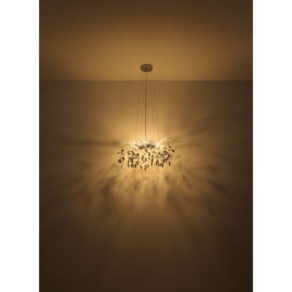 Globo - Пендел 8xG9/8W/230V Ø 61 см лъскав хром