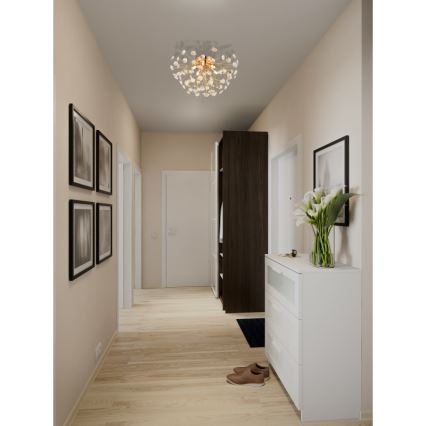 Globo - LED Плафониера 4xG9/3,5W/230V Ø 45 см златист
