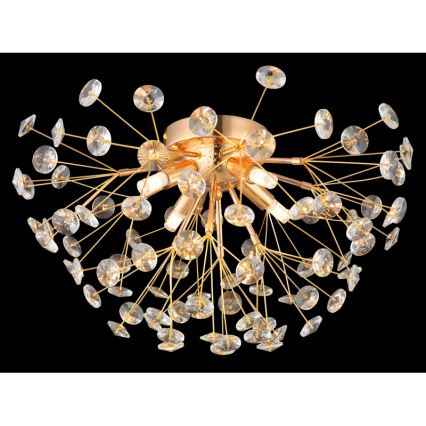 Globo - LED Плафониера 4xG9/3,5W/230V Ø 45 см златист