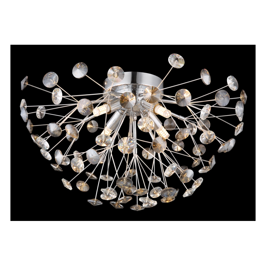 Globo - LED Плафониера 4xG9/3,5W/230V Ø 45 см лъскав хром