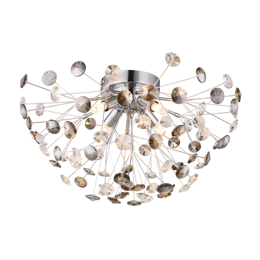 Globo - LED Плафониера 4xG9/3,5W/230V Ø 45 см лъскав хром