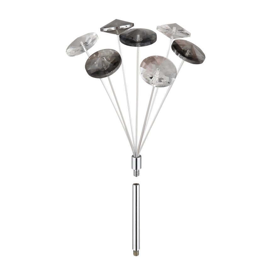 Globo - LED Плафониера 4xG9/3,5W/230V Ø 45 см лъскав хром
