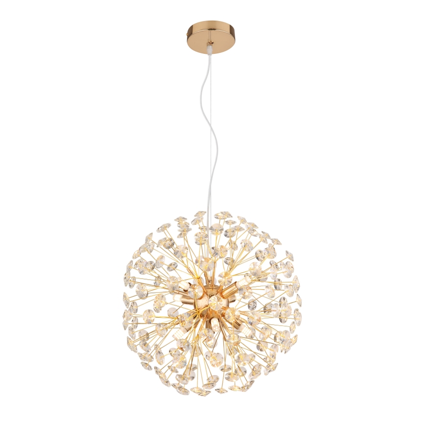 Globo - LED полилей на кабел 8xG9/3,5W/230V златист