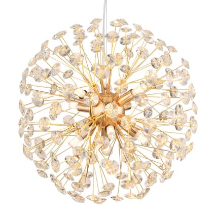 Globo - LED полилей на кабел 8xG9/3,5W/230V златист