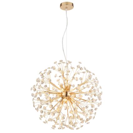 Globo - LED полилей с кабелно окачване 9xG9/3,5W/230V златист