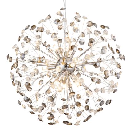Globo - LED полилей на кабел 9xG9/3,5W/230V лъскав хром
