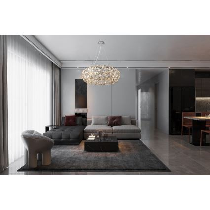 Globo - LED кристален полилей на кабел 20xG9/3,5W/230V