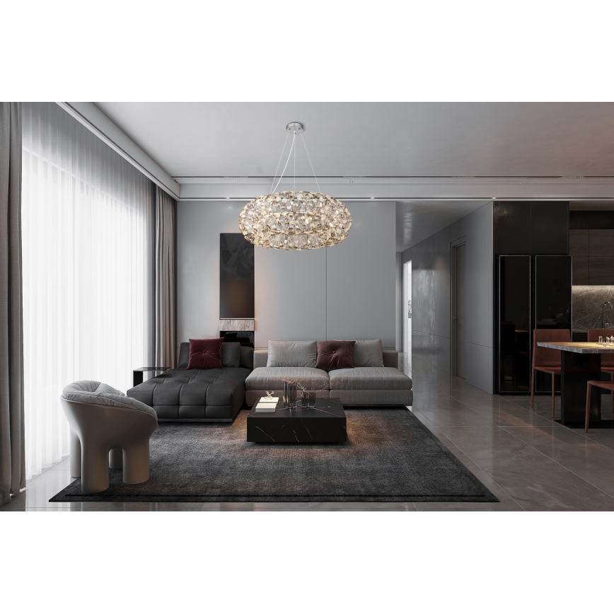 Globo - LED кристален полилей на кабел 20xG9/3,5W/230V