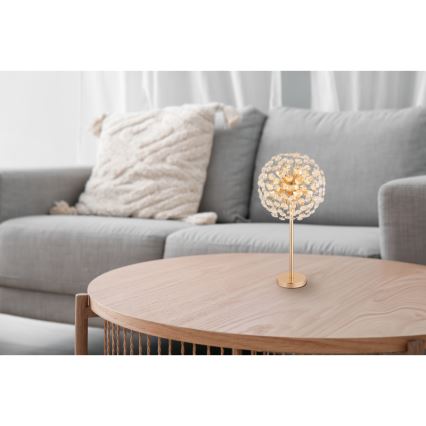 Globo - LED Настолна лампа 8xG9/3,5W/230V златист