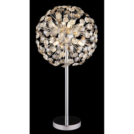 Globo - LED Настолна лампа 8xG9/3,5W/230V лъскав хром