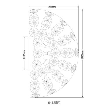 Globo - LED аплик 6xG9/3,5W/230V лъскав хром