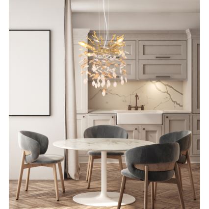 Globo - Полилей на кабел 4xE14/40W/230V златист