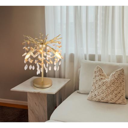 Globo - настолна лампа 3xE14/40W/230V златна