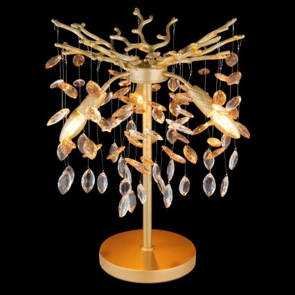 Globo - настолна лампа 3xE14/40W/230V златна