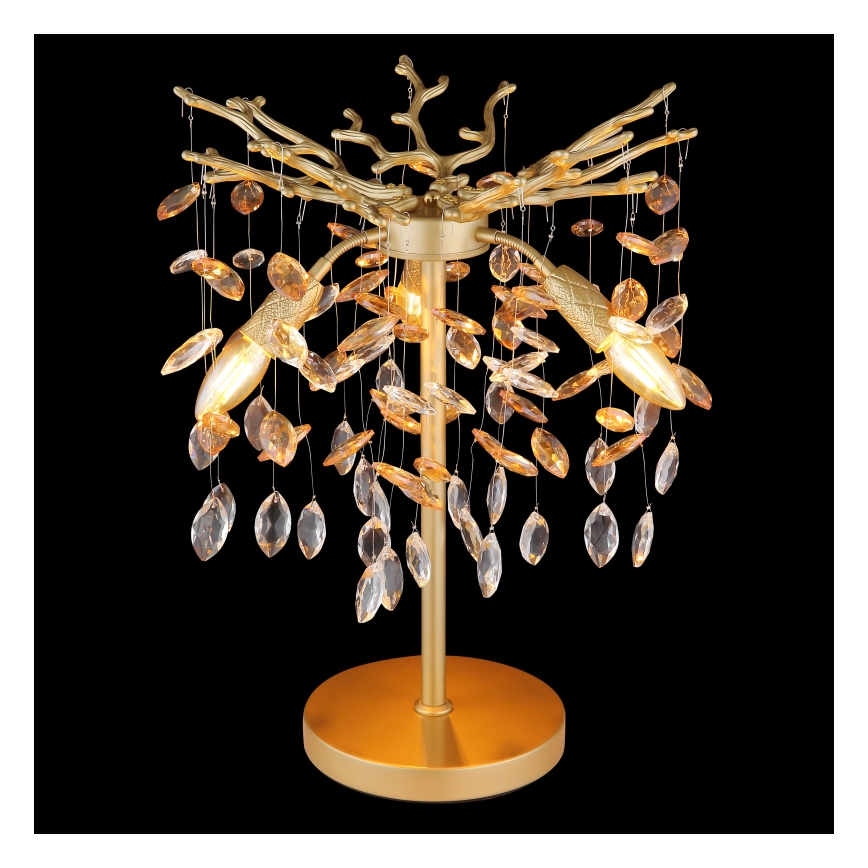 Globo - настолна лампа 3xE14/40W/230V златна