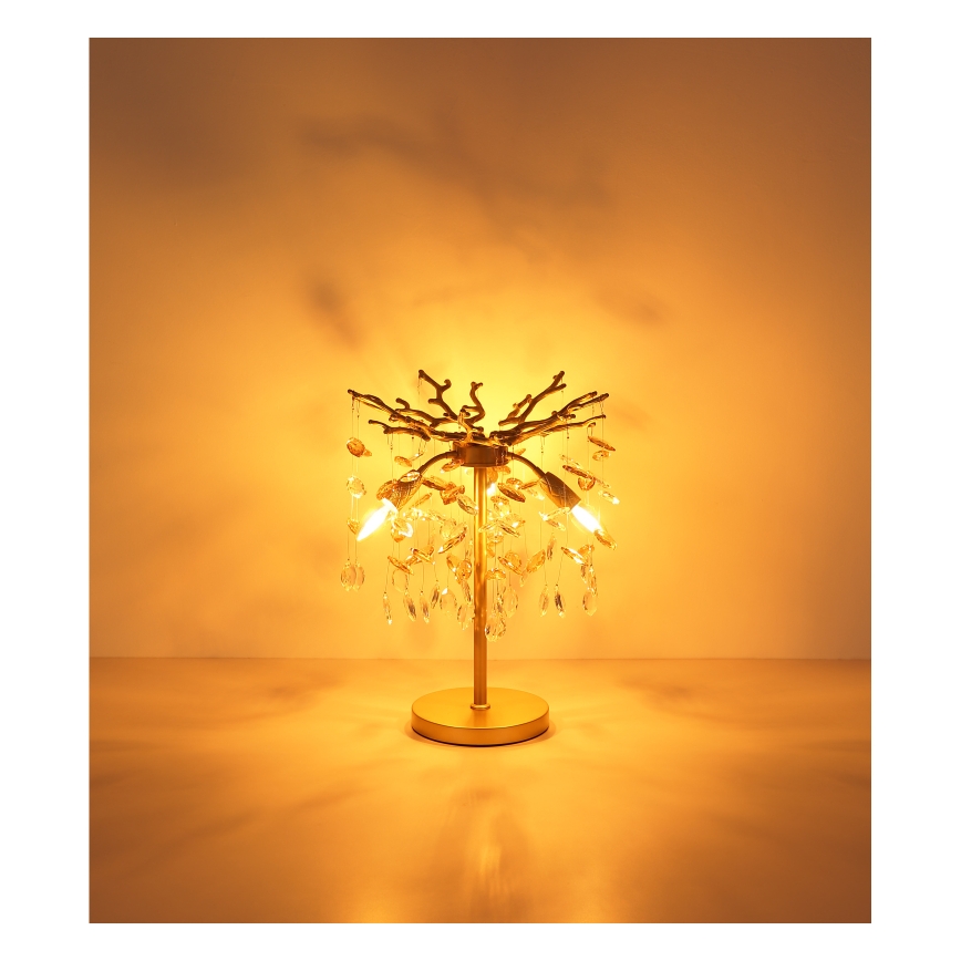 Globo - настолна лампа 3xE14/40W/230V златна