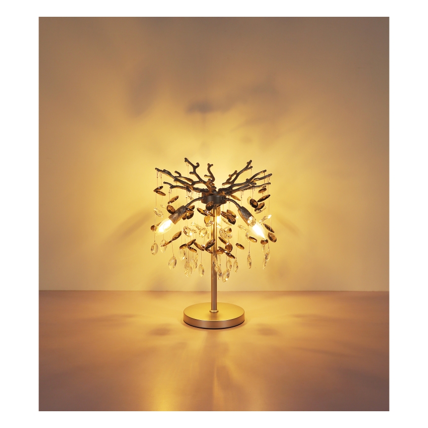 Globo - настолна лампа 3xE14/40W/230V сребриста