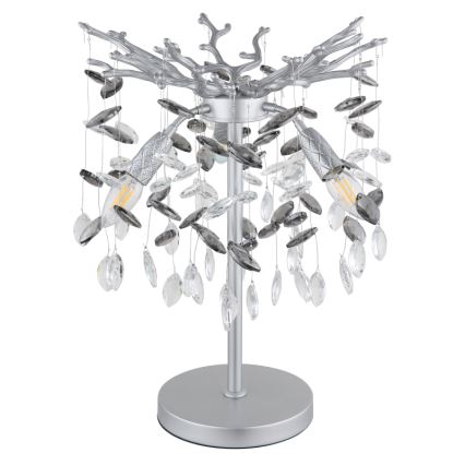 Globo - настолна лампа 3xE14/40W/230V сребриста