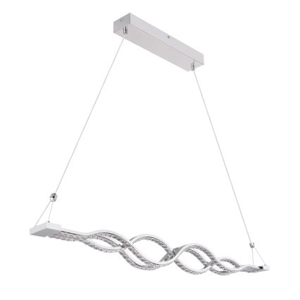 Globo - LED Димируем Полилей на верижка 1xLED/30W/230V + дистанционно управление