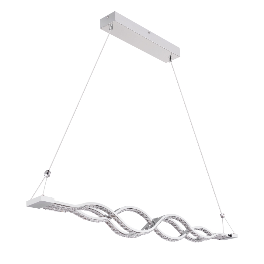 Globo - LED Димируем Полилей на верижка 1xLED/30W/230V + дистанционно управление