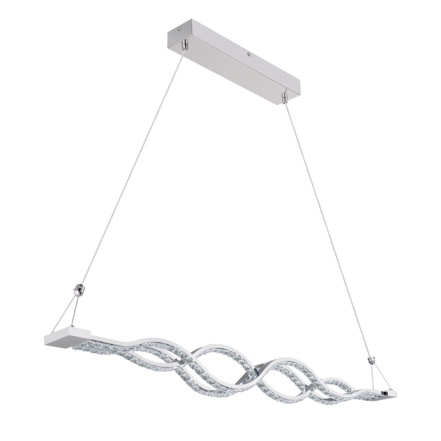 Globo - LED Димируем Полилей на верижка 1xLED/30W/230V + дистанционно управление