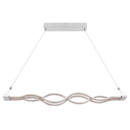 Globo - LED Димируем Полилей на верижка 1xLED/30W/230V + дистанционно управление