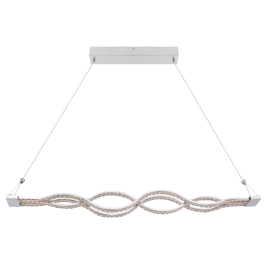 Globo - LED Димируем Полилей на верижка 1xLED/30W/230V + дистанционно управление