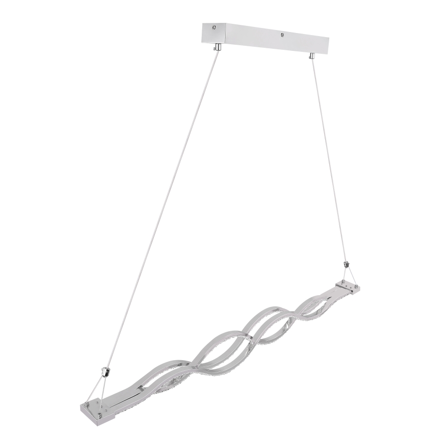 Globo - LED Димируем Полилей на верижка 1xLED/30W/230V + дистанционно управление