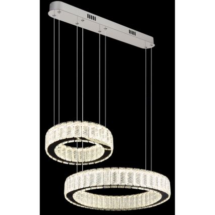 Globo - LED Димируем пендел LED/80W/230V 2700-6000K + дистанционно управление