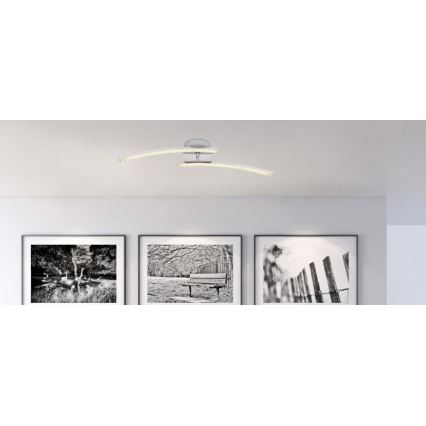 Globo - LED Повърхностен полилей за баня 2xLED/6W/230V IP44