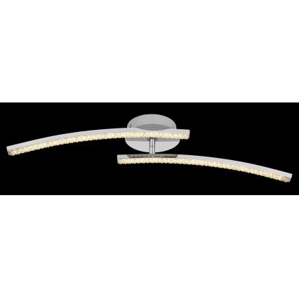 Globo - LED Повърхностен полилей за баня 2xLED/6W/230V IP44