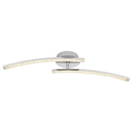 Globo - LED Повърхностен полилей за баня 2xLED/6W/230V IP44