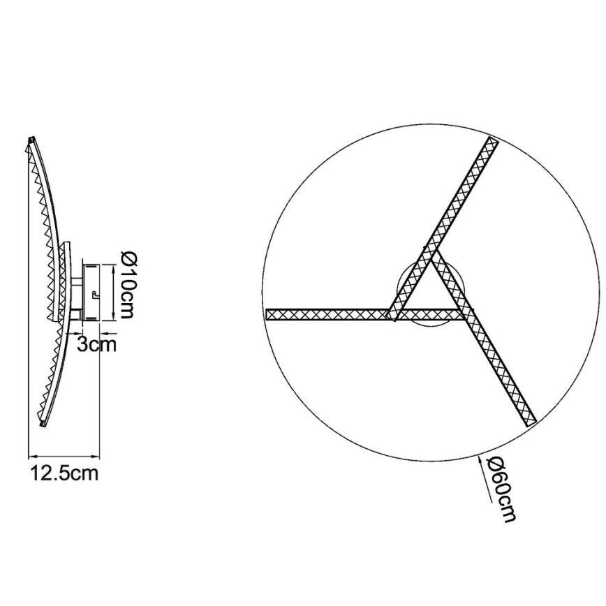 Globo - LED плафон, повърхностно монтиран, LED/18W/230V 2700/4000/6000K
