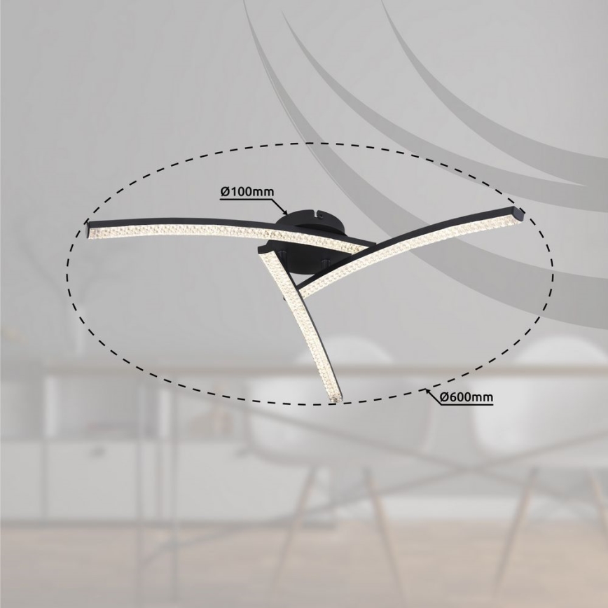 Globo - LED плафон, повърхностно монтиран, LED/18W/230V 2700/4000/6000K