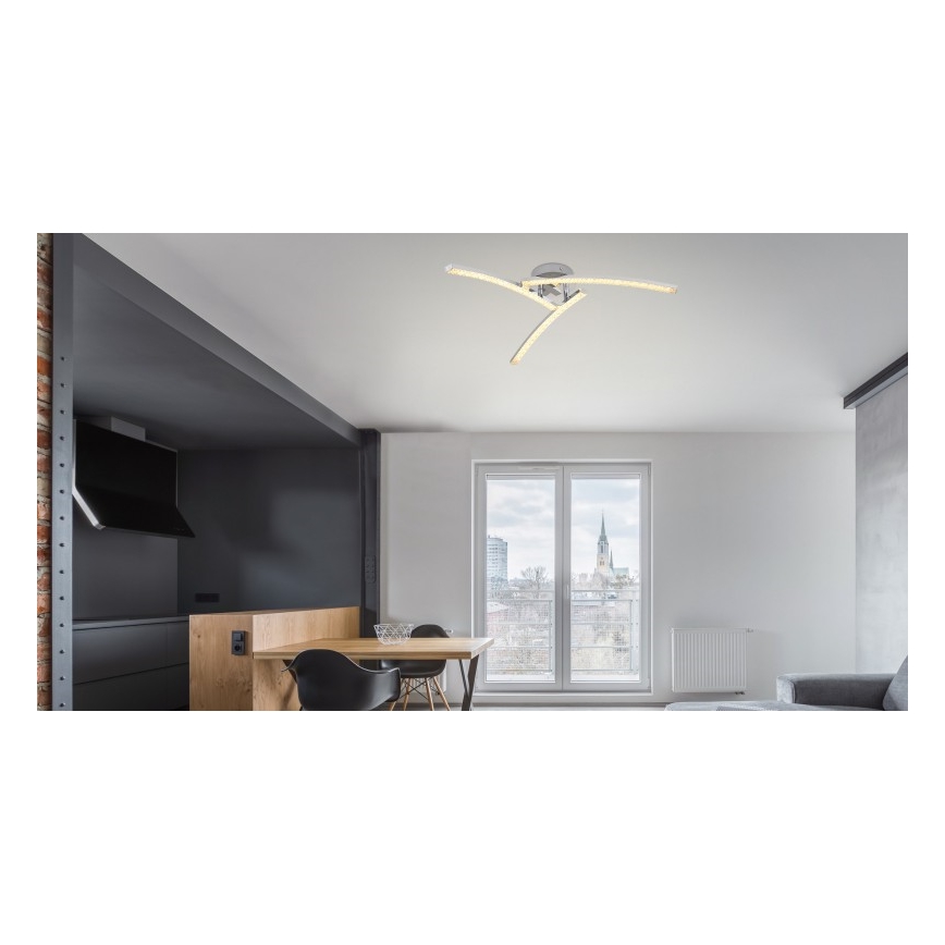 Globo - LED Повърхностен полилей за баня 3xLED/6W/230V IP44