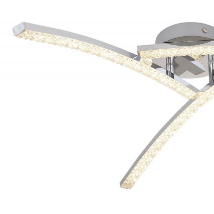 Globo - LED Повърхностен полилей за баня 3xLED/6W/230V IP44