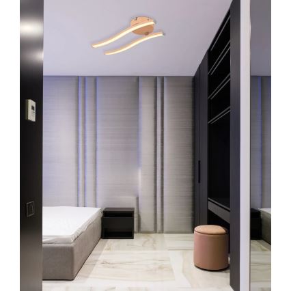 Globo - LED Полилей за повърхностен монтаж LED/12W/230V 3000K оранжев