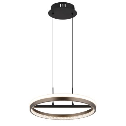 Globo - LED Пендел LED/40W/230V 3000/4000/6000K Ø 39,7 см кафяв