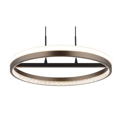 Globo - LED Пендел LED/40W/230V 3000/4000/6000K Ø 39,7 см кафяв